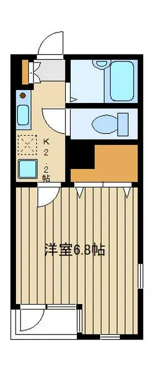 リエス烏山ル・シュッド 1階階 間取り