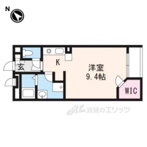 レオネクストマホロバ(1K/2階)の間取り写真