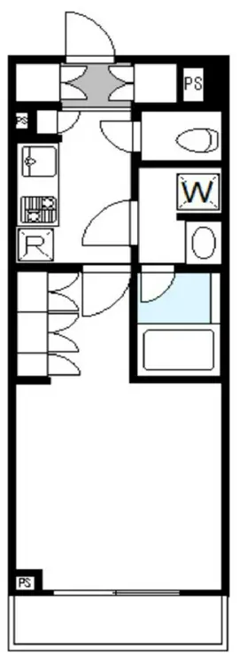 ルーブル都立家政六番館 2階階 間取り