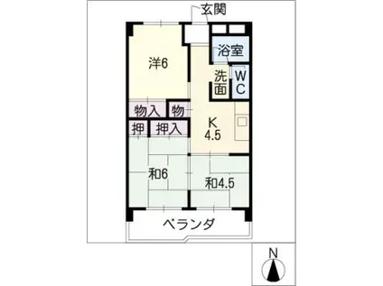 MTTビル(3K/3階)の間取り写真