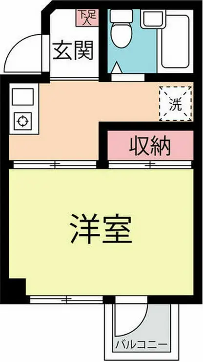 アネックス早稲田 3階階 間取り