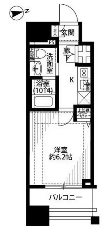 プレール・ドゥーク東京EASTIV River Side 4階階 間取り