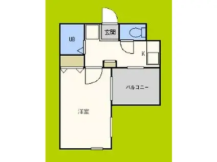 Mプラザ長堀弐番館(1K/3階)の間取り写真