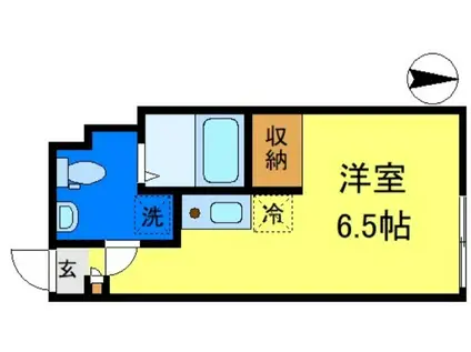  新小岩1丁目マンション(ワンルーム/4階)の間取り写真
