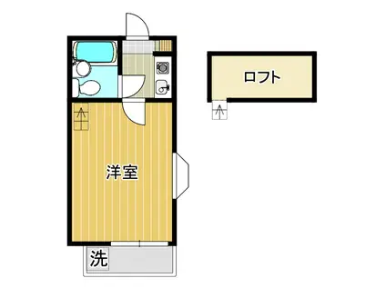 センチュリーハイツ(1K/2階)の間取り写真