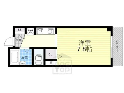 アビタシオン・F(1K/3階)の間取り写真