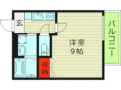 フジパレス千林III番館(1K/1階)の間取り写真