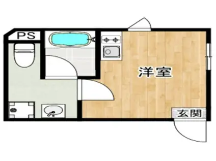 CICADA RESIDENCE NAKANO(ワンルーム/3階)の間取り写真