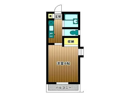 コンフォート・サワダA(1K/1階)の間取り写真