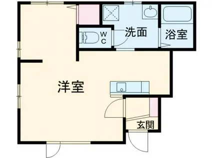 NEO STRADA I(1LDK/1階)の間取り写真