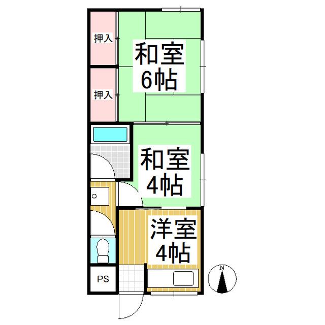 KURA BASE(2K/1階)の間取り写真