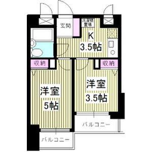 ラフィネ新栄(2K/7階)の間取り写真
