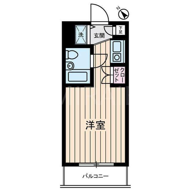 ダイホープラザ橋本III(ワンルーム/3階)の間取り写真