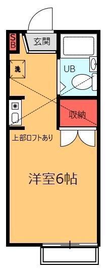 パークサイド和泉中央(1K/1階)の間取り写真