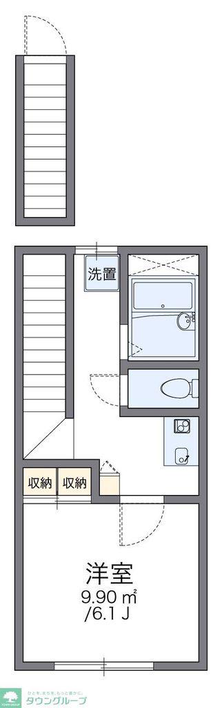 レオパレスSENGEN(1K/2階)の間取り写真