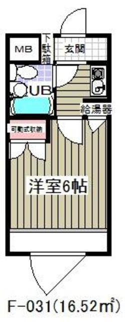 ダイニチ館31(1K/8階)の間取り写真
