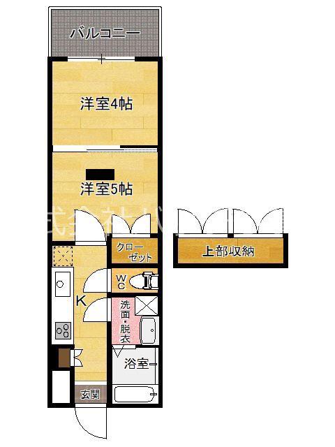 ORIENT BLD NO.87(2K/14階)の間取り写真