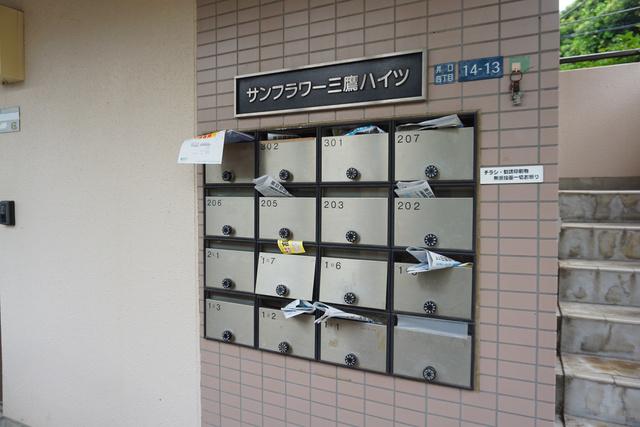 サンフラワー三鷹ハイツ(1K/1階)の外観写真