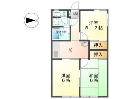 コーポM・Y(3K/2階)の間取り写真