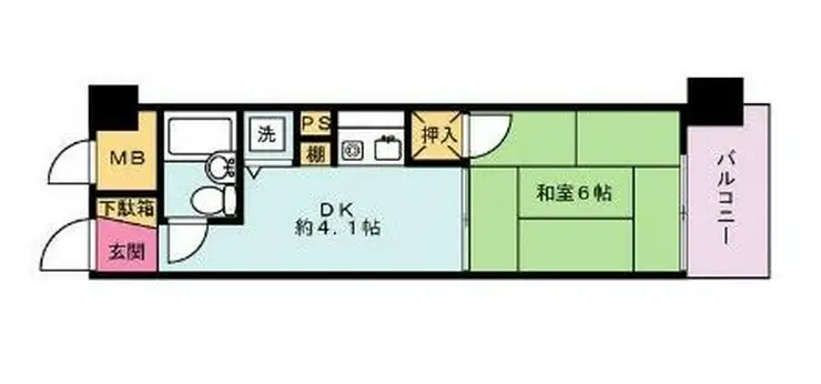 ライオンズマンション川崎大師第2 4階階 間取り