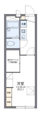 レオパレス慶弐番館(1K/2階)の間取り写真