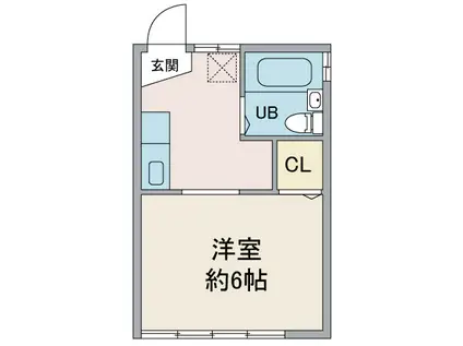 VILLAGE HIRO(ワンルーム/1階)の間取り写真