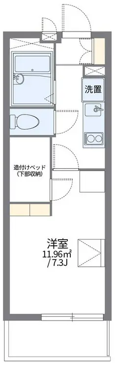 レオパレスメゾン エスポワール 3階階 間取り