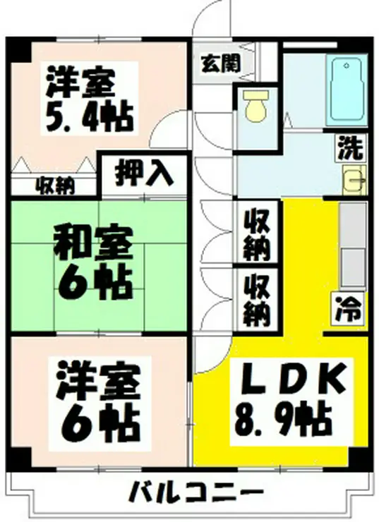 アリアンス峰 1階階 間取り