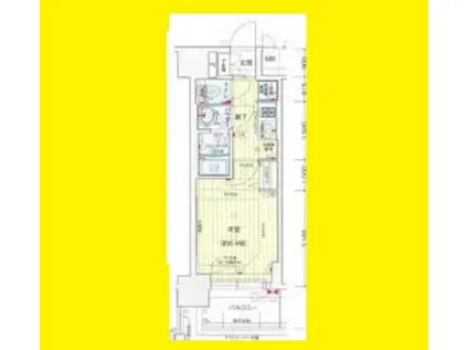 プレサンス新大阪ジェイズ(1K/5階)の間取り写真