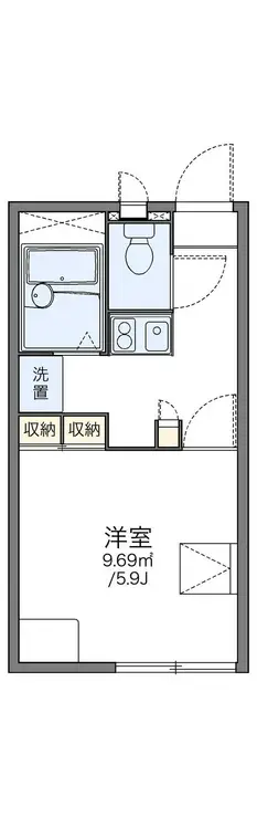 レオパレス藤 2階階 間取り