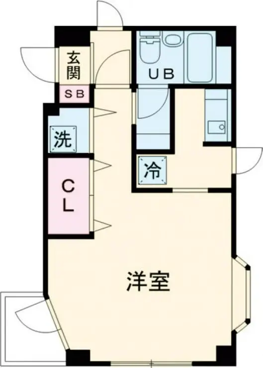 サンフラット柴田 1階階 間取り