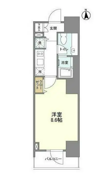 セレニティコート渋谷神泉 14階階 間取り