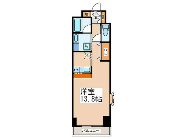 Chastanea 4階階 間取り