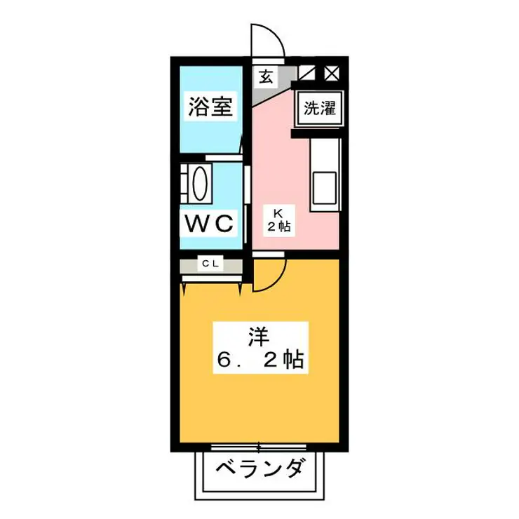 ガーデンコート仲宿 III 2階階 間取り