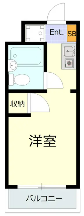 サンホワイト磯子 2階階 間取り