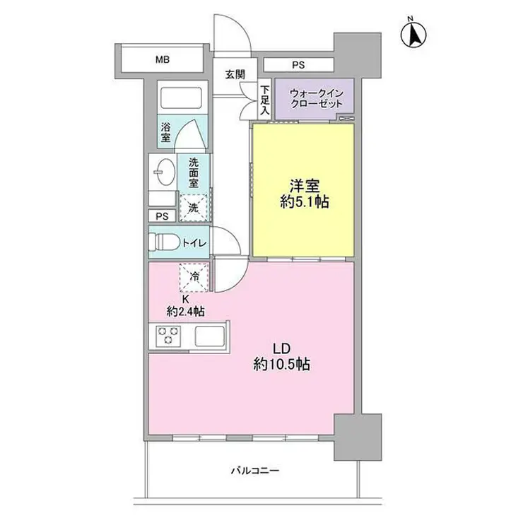 スタイリオ品川中延 11階階 間取り