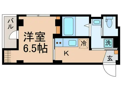 LUONTO HILLS(1K/3階)の間取り写真