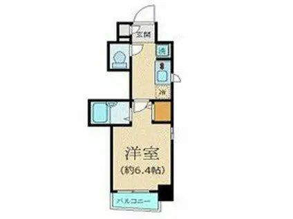 エステムプラザ日本橋二番館(1K/3階)の間取り写真