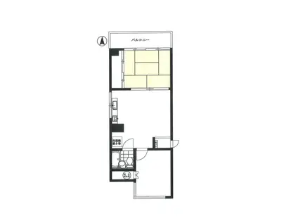 広和レジデンス(2LDK/3階)の間取り写真