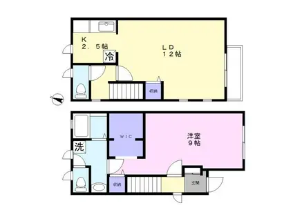 グランシャリオ(1LDK/1階)の間取り写真