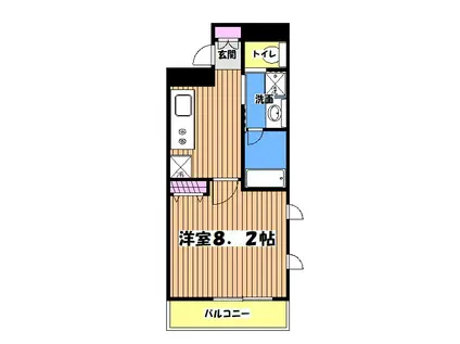 レジス立川高松町(1K/7階)の間取り写真