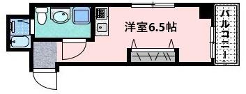 伊野ビル(ワンルーム/7階)の間取り写真