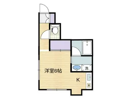 PUPPY HOUSE(1K/1階)の間取り写真