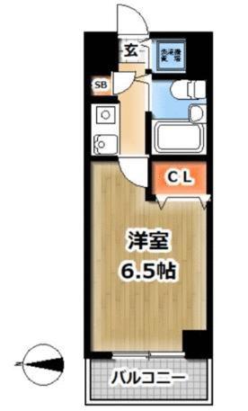 ライオンズマンション西川口第11(1K/3階)の間取り写真
