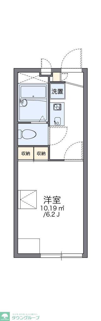 レオパレスエスペランサ(1K/2階)の間取り写真