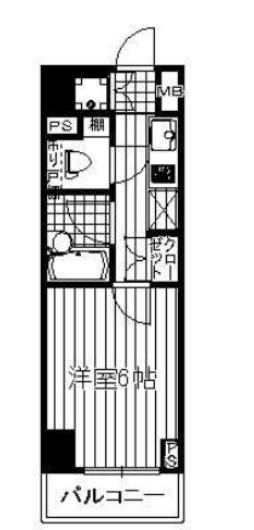ルーブル練馬弐番館(1K/3階)の間取り写真