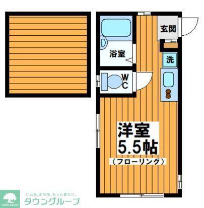 サンシャイン荻窪(ワンルーム/1階)の間取り写真