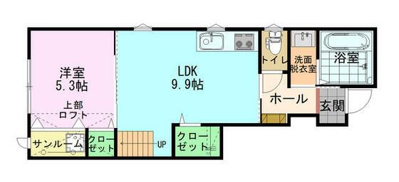 リベルテ(1LDK/1階)の間取り写真