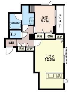 MAISON RELAFORT(1LDK/2階)の間取り写真
