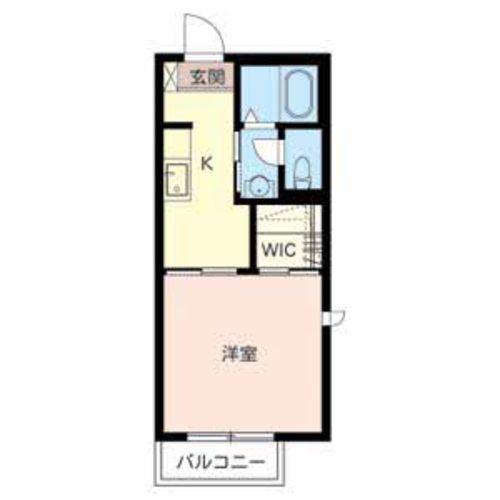 カサ エクセレンテIII(1K/1階)の間取り写真